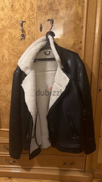 Defacto Pu Bomber Leather Jacket - جاكيت جلد - Size: XXL 3