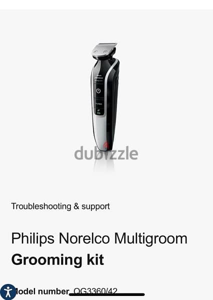 Philips Norelco multi groom Shaver 11