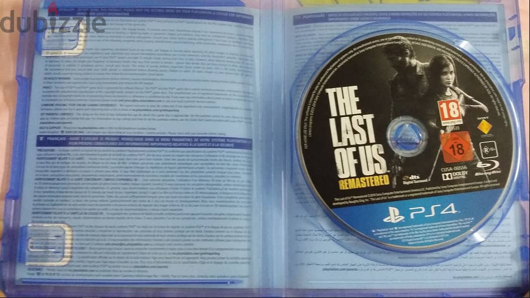 The Last Of Us part 1 Ps4 cd 2
