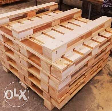 بالتات خشب جديد ومستعمل جميع المقاسات والمواصفات متوفره باسعار مناسبه 1