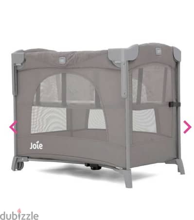 Joie Baby Bed Kubbie Cot Foggy Grey New