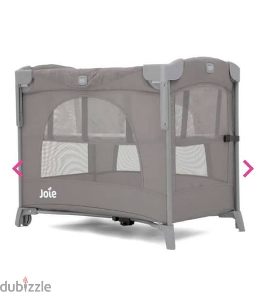 Joie Baby Bed Kubbie Cot Foggy Grey New 0