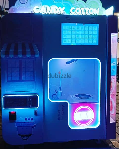 cotton candy vending machine ماكينه غزل بنات اتوماتيك 0