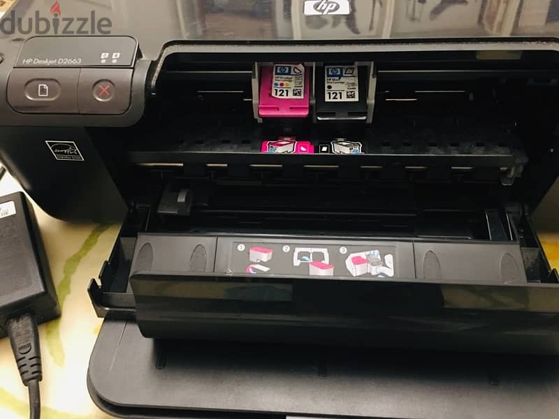 printer hp deskjet d2663 استعمال خفيف 3