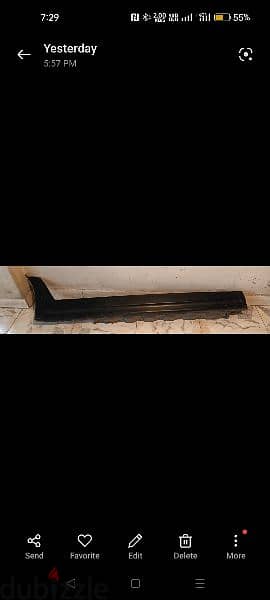 عتب خارجي  x3 من موديل 2006/2011 استيراد بحالة ممتازة