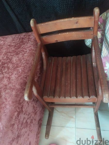 Rocking chair wooden olx hot sale