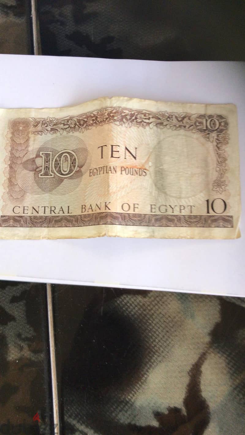 10 Egyptian Pounds Year 1964. 1