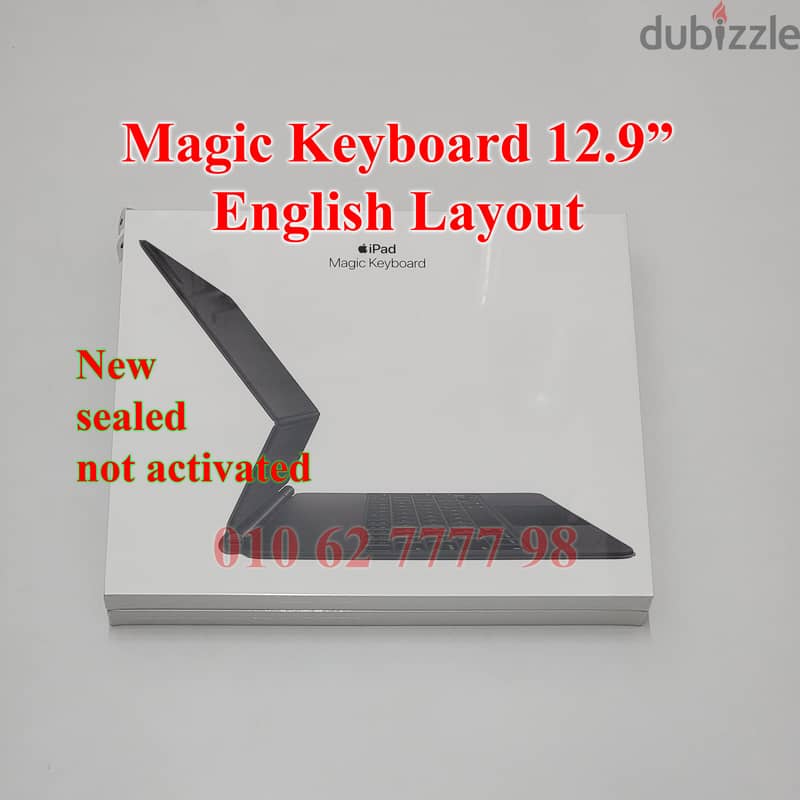 Magic Keyboard for iPad Pro 12.9 جديد متبرشم ضمان الوكيل 0