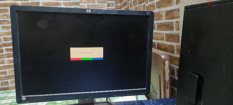 جهاز كمبيوتر تجميع حالته جيدة جدا مع شاشة hp 24 بوصة 0