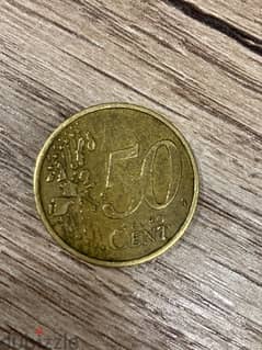 عملة 50 يورو cent 0
