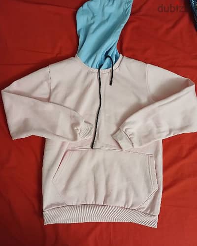 Pink hoodie- sweatshirt/ سويت شيرت بمبى