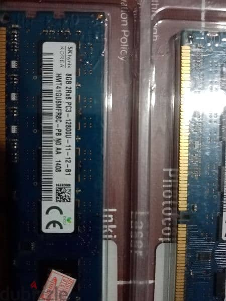 رامات ٨ جيجا ddr3 بحاله ممتازة جدا Ram 8 Giga ddr3 1