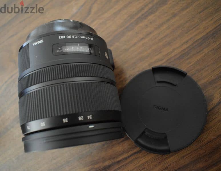 عدسة لكاميرا نيكون Sigma 24-70mm f/2.8 DG OS HSM Art Lens 3