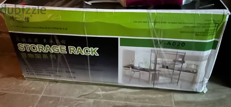 new boxed Storage rack 120*35*75 cm 3