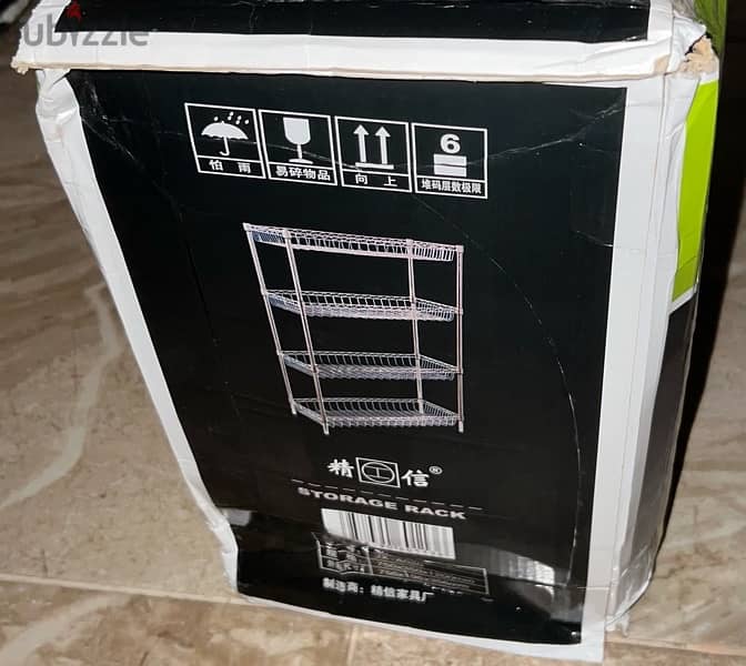 new boxed Storage rack 120*35*75 cm 7