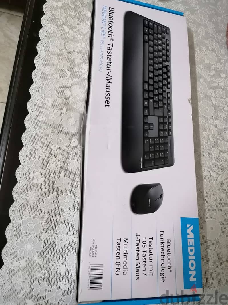 كيبورد بلوتوث جديد من ألمانيا wireless keyboard set ماركة من الخارج 4