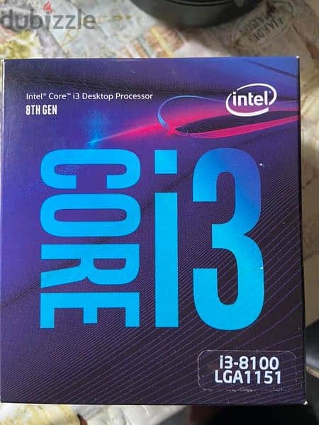 بندل العاب GTX 1050 TI + Intel core i3 8100 4