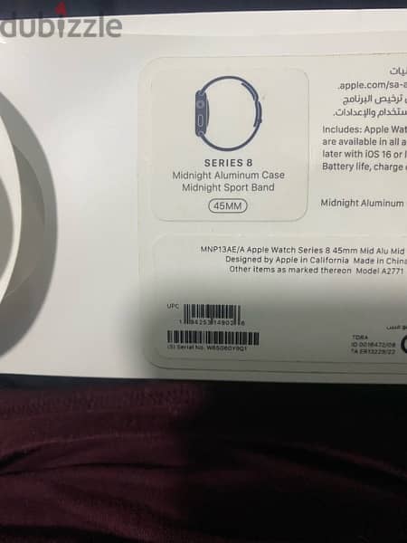 Apple Watch series 8 45m gps midnight blue 8