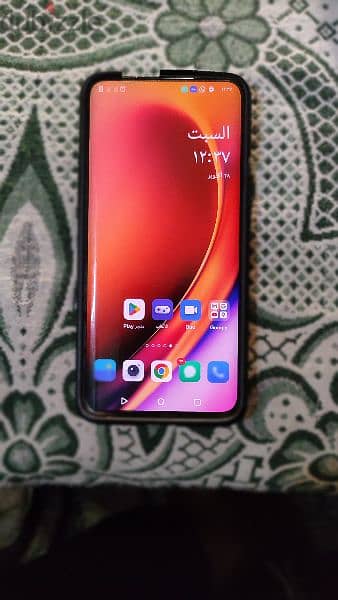 عرض نص ساعه علي OnePlus7Tpro