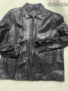 balenciaga Leather jacket size6-L-XL