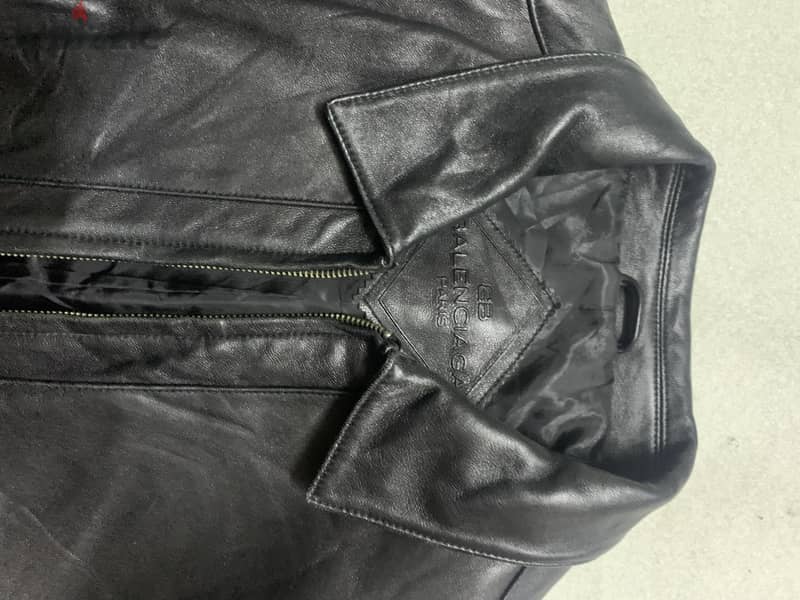 balenciaga Leather jacket size6-L-XL 3