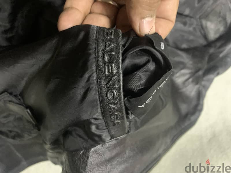 balenciaga Leather jacket size6-L-XL 5