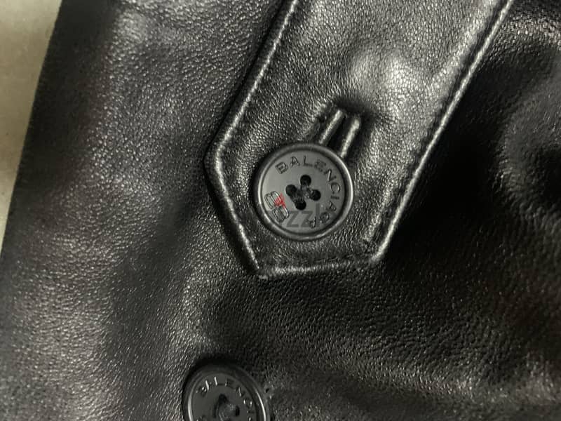 balenciaga Leather jacket size6-L-XL 7
