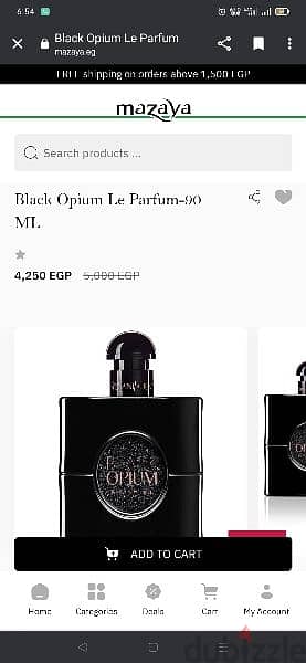 black opium original 90 ML - Women’s Accessories - Cosmetics - Personal ...