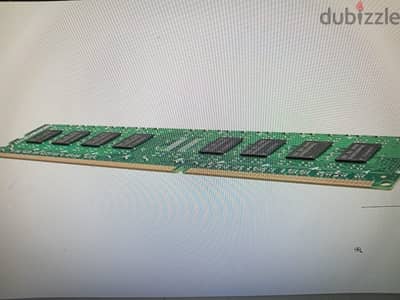 ميمورى DDR3 بسعة 2GB للكمبيوتر الشخصى اصلية من الامارات حالة ممتازة