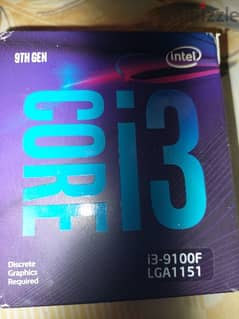 processor intel core i3 9100Fgen LGA1151