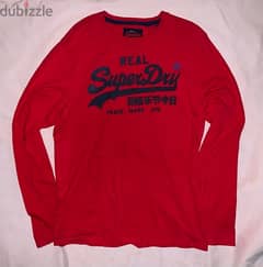 SUPERDRY  Logo 1st Duo  Long Sleeve T-Shirt Size XL in good condition 0