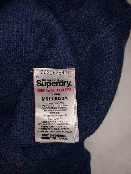 Superdry Edit Linen Cotton Coolmax Crew size small used like new 10