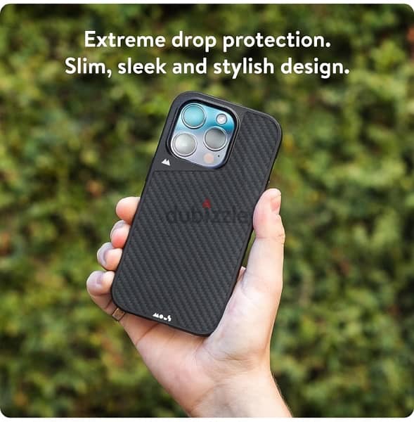 Mous Case for iPhone 15 Pro Max - Limitless 5.0 Carbon Fiber 3