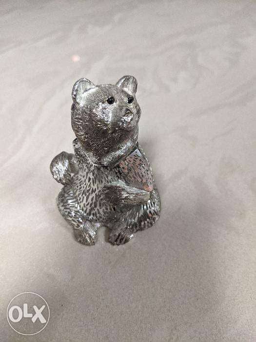 Christofle animal collection bear 1