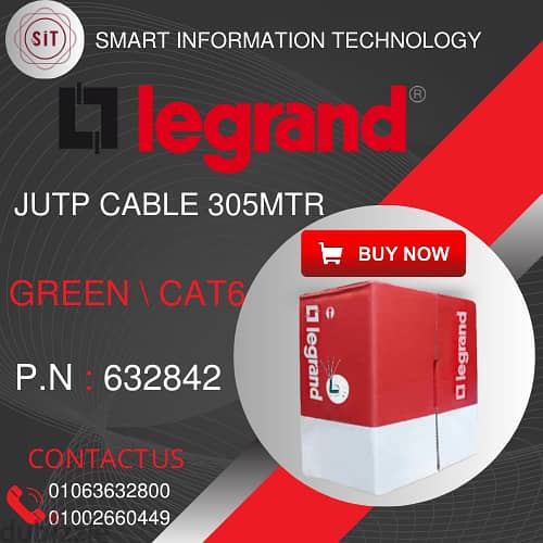 Legrand Cable Cat6 RJ45 And Accessoris 8
