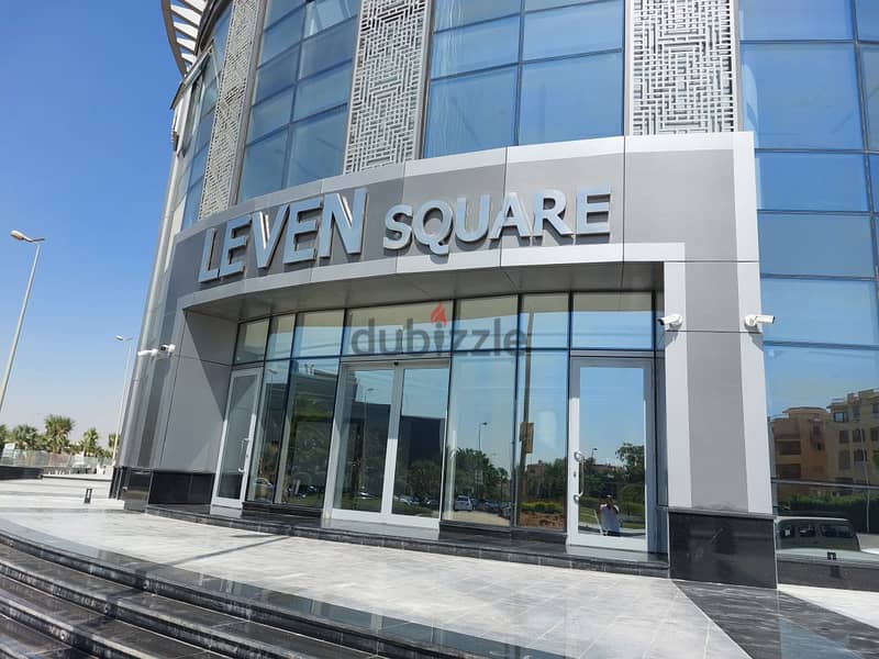 Leven square mall للايجار مكتب اداري او عيادة متشطبه في التجمع الخامس 0