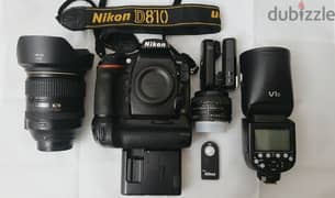 Nikon d810 full frame DSLR