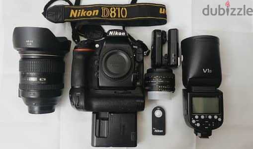 Nikon d810 full frame DSLR full package