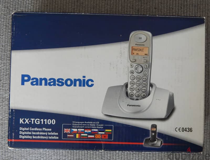 Panasonic KX-TG 1100 Digital Cordless Phone  تليفون لاسلكى باناسونيك 1