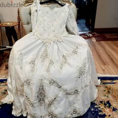 فستان زفاف شغلHandmade للبيع لقطه