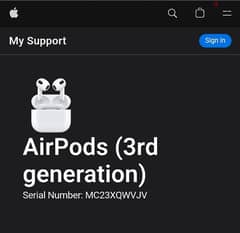 Apple( Air Pods 3)