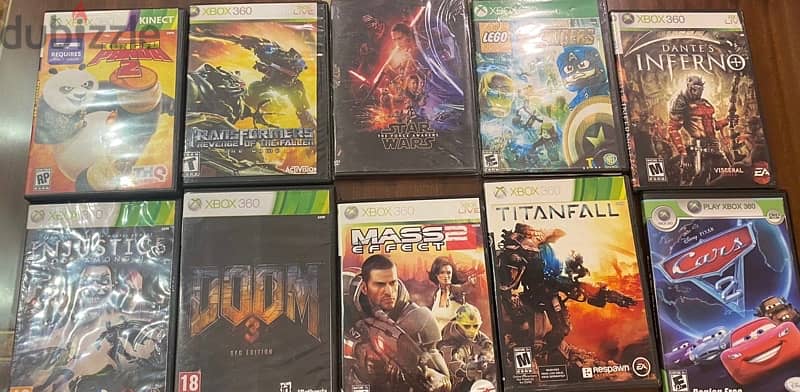 94 Xbox games (360)+ 16 PS2 games + 10 PC games 0