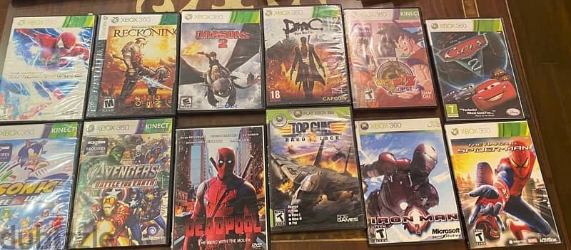 94 Xbox games (360)+ 16 PS2 games + 10 PC games 1