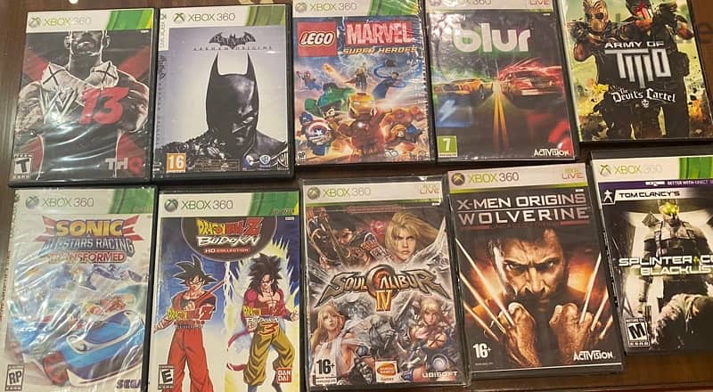 94 Xbox games (360)+ 16 PS2 games + 10 PC games 2