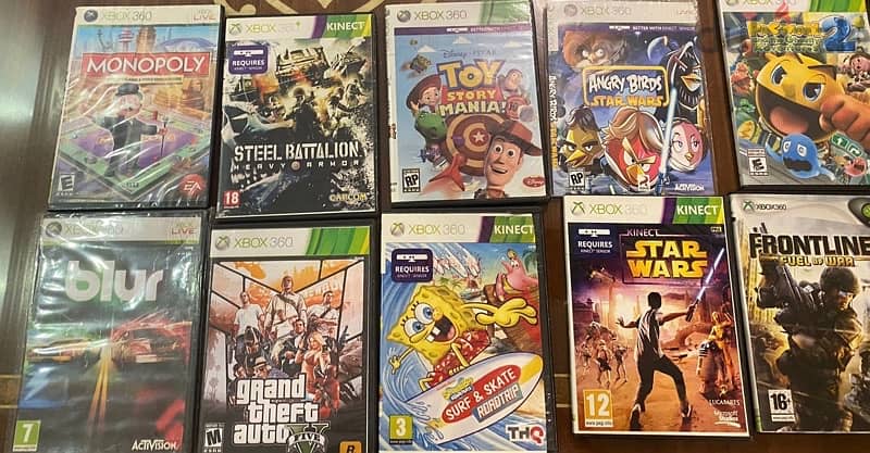 94 Xbox games (360)+ 16 PS2 games + 10 PC games 5