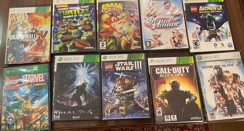94 Xbox games (360)+ 16 PS2 games + 10 PC games 7