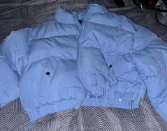 Baby blue jacket from usa brand zara 0