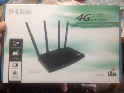 Dlink 4G Router SIM Card LTE رواتر دي لينك بشريحة موبايل