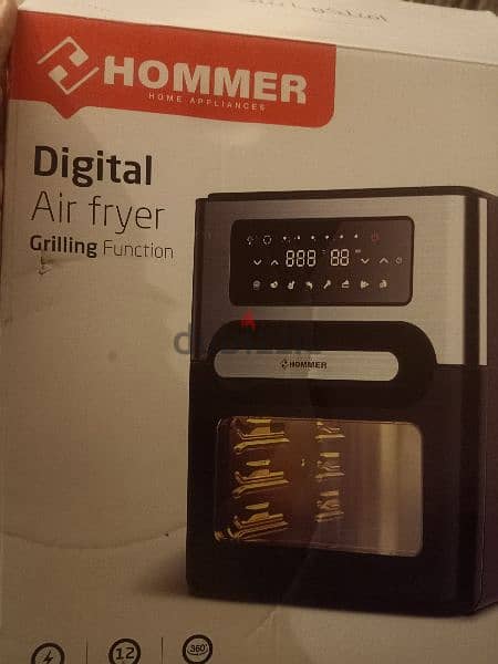 قلايه رقميه هوائيه12ليتر Digital Air Fryer 2