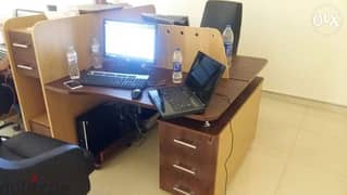 خلية عمل Workstation Office Furniture | ٤ مكاتب MDF